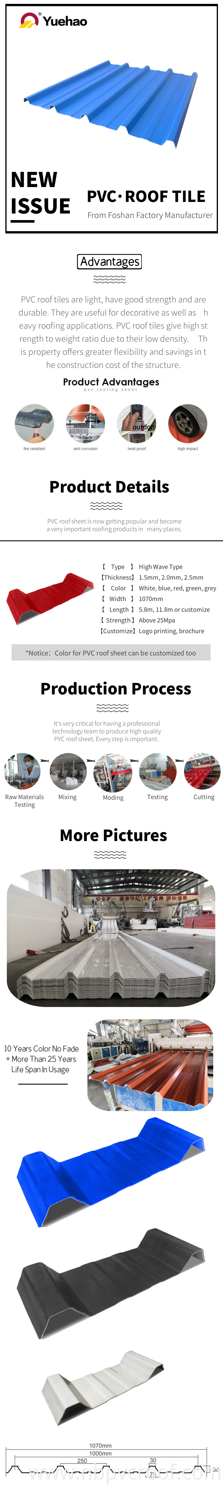 asapvc roof sheet